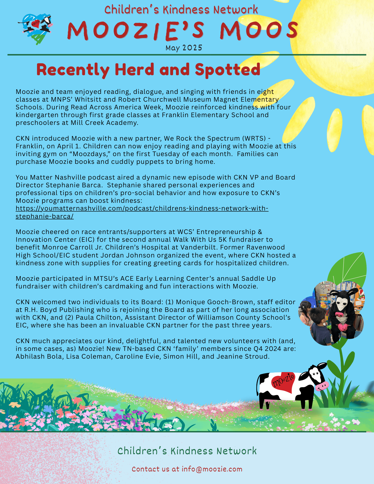 May 2025 Moozie's Moos page 1